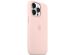 Apple Coque en silicone MagSafe iPhone 13 Pro - Chalk Pink