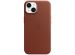 Apple Coque Leather MagSafe iPhone 14 - Umber