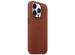 Apple Coque Leather MagSafe iPhone 14 Pro - Umber