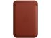 Apple Leather Wallet MagSafe (Apple Wallet 2nd generation) - Avec la fonctionnalité AirTag intégrée - Umber