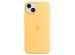 Apple Coque en silicone MagSafe iPhone 14 Plus - Sunglow
