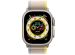 Apple Bracelet Trail Loop Apple Watch Series 1-9 / SE / Ultra (2) - 42/44/45/49 mm - Taille M/L - Jaune / Beige