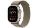 Apple Alpine Loop Band Apple Watch Series 1-9 / SE / Ultra (2) - 42/44/45/49 mm - Taille S - Olive