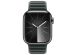 Apple Bracelet à maillons magnétique FineWoven Apple Watch Series 1-9 / SE - 38/40/41 mm - Taille M/L - Evergreen