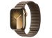 Apple Bracelet à maillons magnétique FineWoven Apple Watch Series 1-9 / SE - 38/40/41 mm - Taille S/M - Taupe