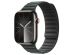 Apple Bracelet à maillons magnétique FineWoven Apple Watch Series 1-9 / SE / Ultra (2) - 42/44/45/49 mm - Taille S/M - Evergeen