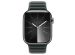 Apple Bracelet à maillons magnétique FineWoven Apple Watch Series 1-9 / SE / Ultra (2) - 42/44/45/49 mm - Taille M/L - Evergreen