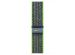 Apple Nike Sport Loop bracelet Apple Watch Series 1-9 / SE / Ultra (2) - 42/44/45/49 mm - Bright Green/Blue