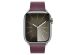 Apple Modern Buckle FineWoven Apple Watch Series 1-9 / SE - 38/40/41 mm - Taille S - Mulberry