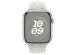 Apple Nike Sport Band Apple Watch Series 1-9 / SE / Ultra (2) - 42/44/45/49 mm - Taille S/M - Pure Platinum