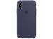 Apple Coque en silicone iPhone Xs / X - Midnight Blue