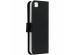Selencia Étui de téléphone en cuir véritable iPhone SE / 5s / 5 - Noir