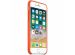Apple Coque en silicone iPhone SE (2022 / 2020) / 8 / 7 - Spicy Orange
