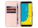 Accezz Étui de téléphone Wallet Samsung Galaxy J6 - Rose Champagne