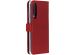 Selencia Étui de téléphone en cuir véritable Huawei P30 - Rouge
