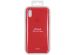 Apple Coque en silicone iPhone X - Rouge