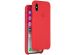 Apple Coque en silicone iPhone X - Rouge