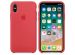 Apple Coque en silicone iPhone X - Red Raspberry