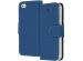 Accezz Étui de téléphone Wallet iPhone SE / 5 / 5s - Bleu