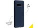 Accezz Coque Liquid Silicone Samsung Galaxy S10 - Bleu