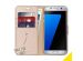 Accezz Étui de téléphone Wallet Samsung Galaxy S7 Edge - Dorée