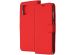 Accezz Étui de téléphone Wallet Samsung Galaxy A71 - Rouge