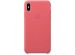 Apple Coque Leather iPhone Xs Max - Peony Pink