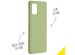 Accezz Coque Liquid Silicone Samsung Galaxy A71 - Vert