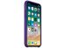 Apple Coque en silicone iPhone X - Ultra Violet