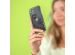 iMoshion Coque Design Samsung Galaxy S10 - Visage abstrait - Noir