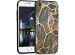 iMoshion Coque Design iPhone SE (2022 / 2020) / 8 / 7 - Feuilles / Noir