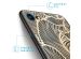 iMoshion Coque Design iPhone SE (2022 / 2020) / 8 / 7 - Feuilles / Noir