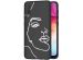 iMoshion Coque Design Galaxy A50 / A30s - Visage abstrait - Blanc