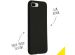 Accezz Coque Liquid Silicone iPhone 8 Plus / 7 Plus - Noir