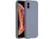 Accezz Coque Liquid Silicone iPhone Xs / X - Lavender Gray