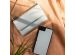 Selencia Pochette amovible en cuir végétalien Eny iPhone Xr - Gris