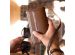 Selencia Pochette amovible en cuir végétalien Eny Galaxy A71 - Brun