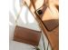 Selencia Pochette amovible en cuir végétalien Eny Galaxy A71 - Brun