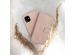 Selencia Étui de téléphone en cuir véritable iPhone Xr - Rose