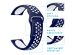 iMoshion Bracelet sportif en silicone Garmin Vivoactive 4L - Bleu / Blanc