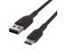 Belkin Boost↑Charge™﻿ Braided USB-C vers câble USB - 1 mètre - Noir