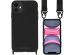 iMoshion Coque couleur avec cordon - sangle en nylon iPhone 11 - Noir