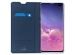 Dux Ducis Étui de téléphone Slim Samsung Galaxy S10 Plus - Bleu foncé