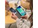 Etui de téléphone Fleurs de Trèfle Samsung Galaxy S7 - Gris