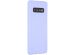 Accezz Coque Liquid Silicone Samsung Galaxy S10 Plus - Violet
