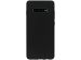 Accezz Coque Liquid Silicone Samsung Galaxy S10 Plus - Noir