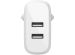 Belkin Boost↑Charge™ Dual USB Wall Charger - 24W - Blanc