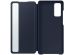 Samsung Original étui de téléphone portefeuille Clear View Galaxy S20 FE