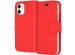 Accezz Étui de téléphone Wallet iPhone 12 Mini - Rouge
