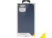 Accezz Coque Liquid Silicone iPhone 12 Pro Max - Bleu foncé